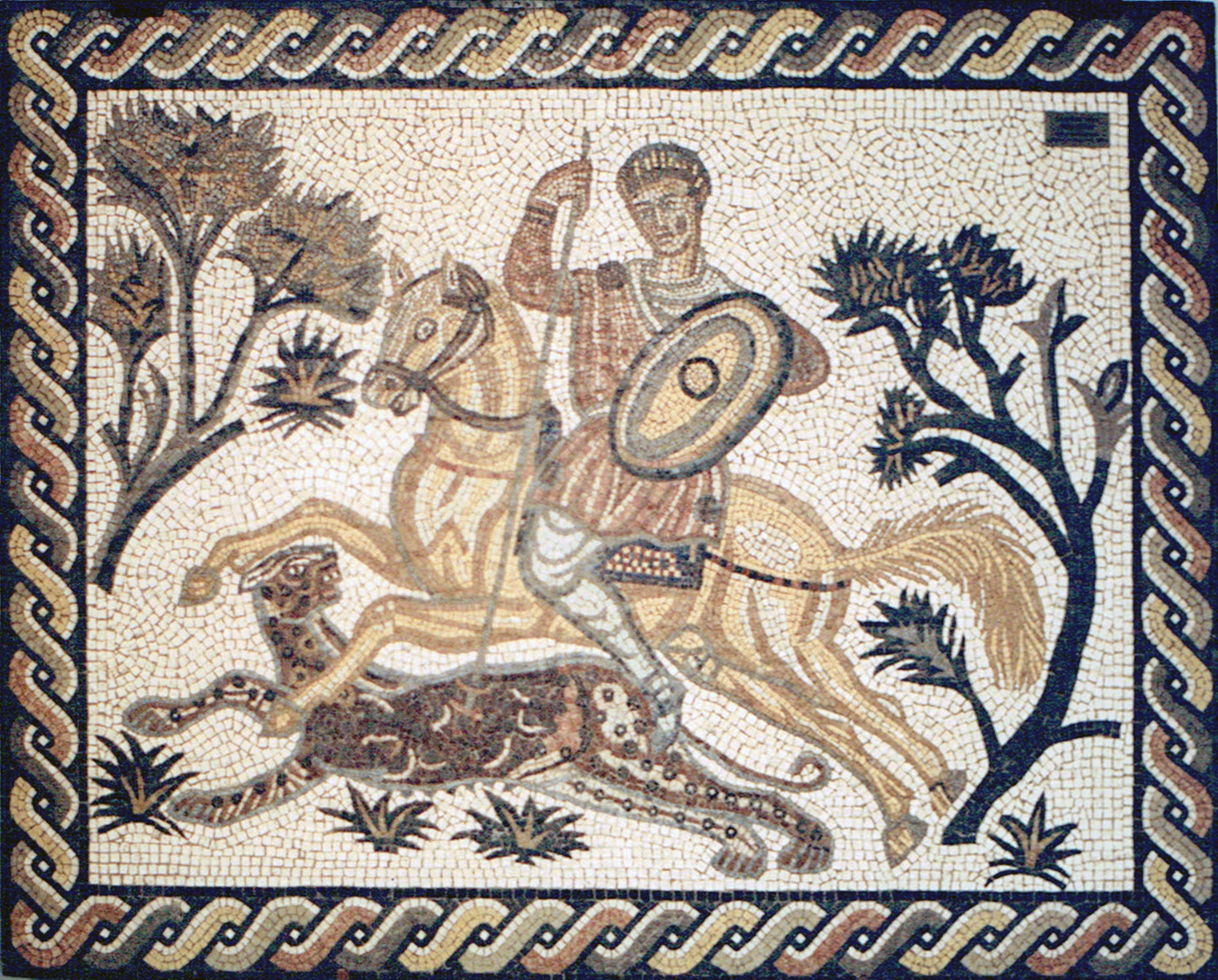 Mosaico Caceria de la Pantera